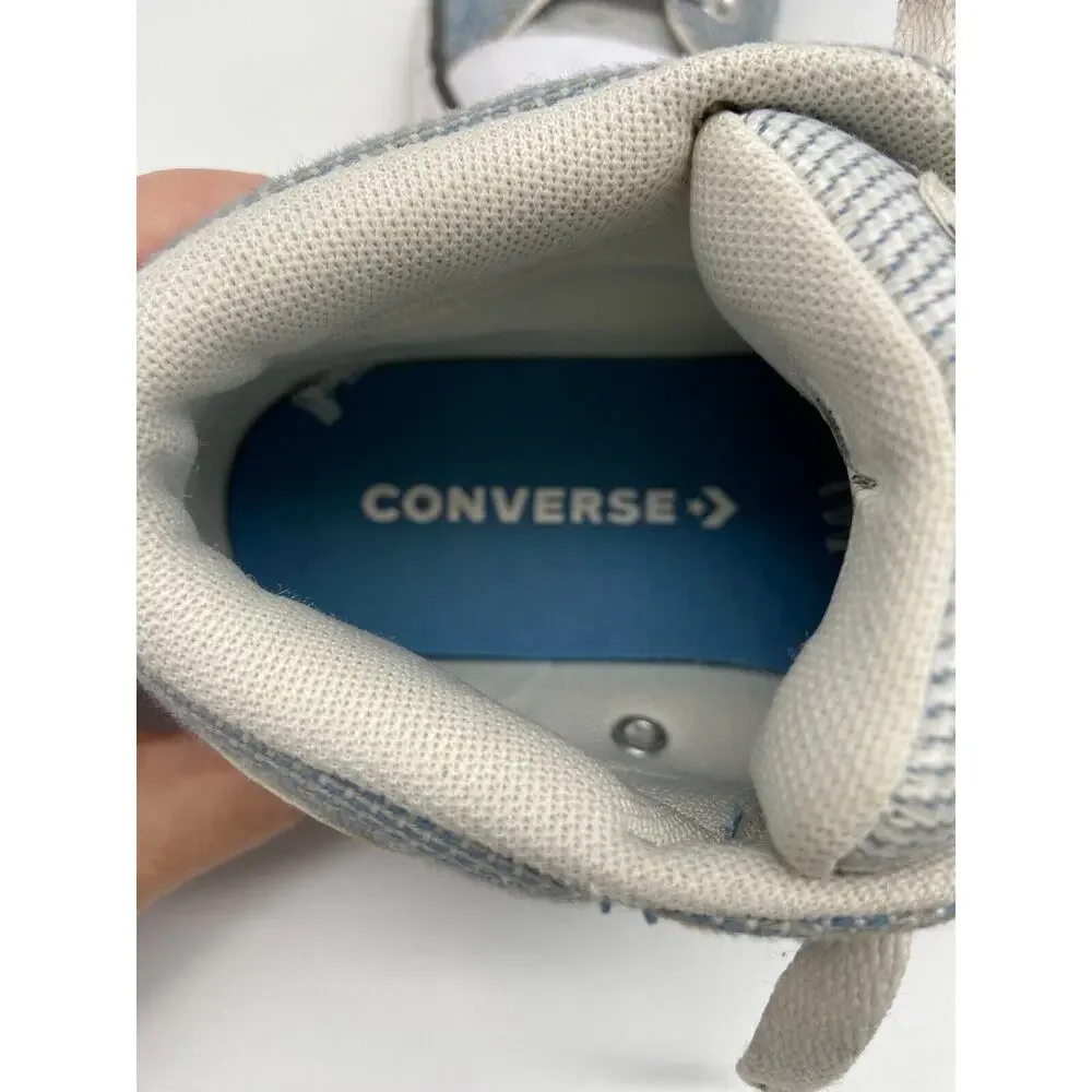 Converse Chuck‎ Taylor Youth Sz 1 All Star High Top Sneakers Unisex Gray/White